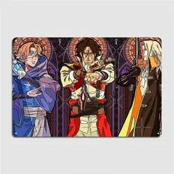 Castlevania Metal Sign Wall Decor Living Room Cinema Kitchen Custom Tin Sign Poster
