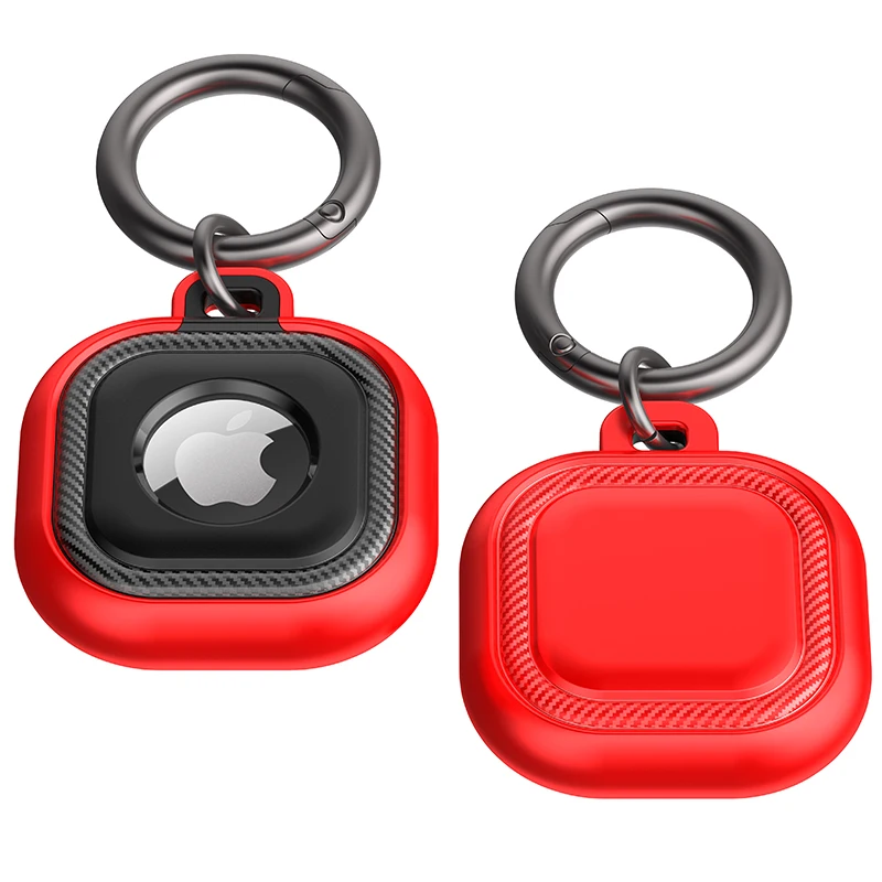 Compatible with Apple AirTag Case Soft Protective Keychain Protector Cover for Accessories Key-Ring Dog or Cat Collar Finder GPS