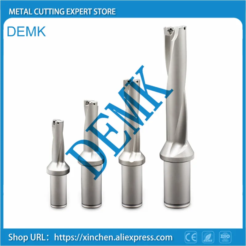 Ponta de Broca Indexável de Carboneto 14 14.5 15 Mm45 mm Wcmt Série Wcmx para Torno Cnc Perfuração Rápida u Peça de Broca para Furadeira e Pastilha de 10 Peças