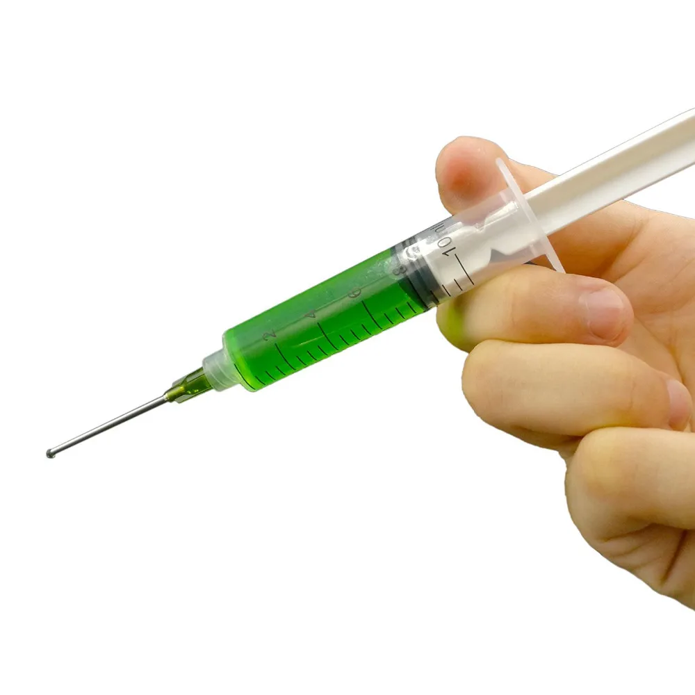 10ml 3ml 1ml Syringes with 14G 18G and 20G Blunt Tip Needles and Syringe Needle Caps for Refilling and Measuring