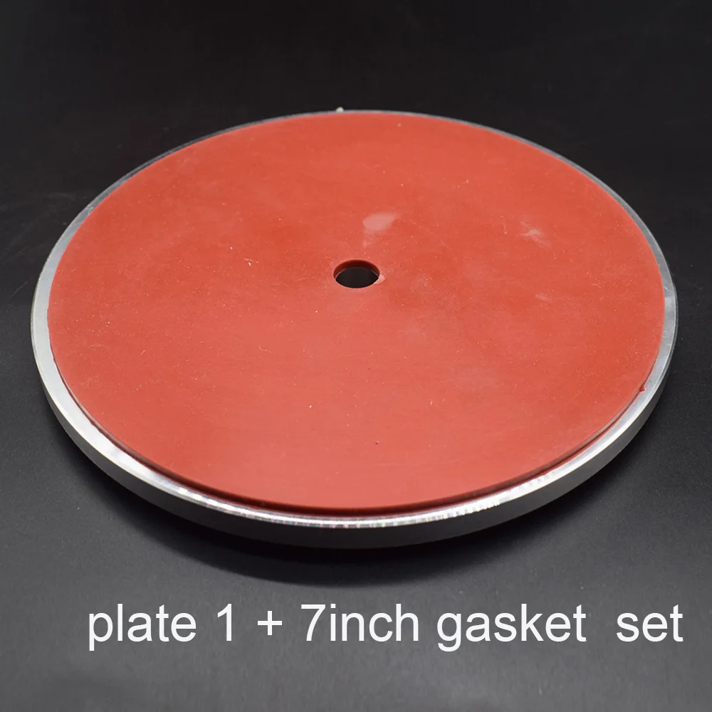 Disco adaptador de placa de aluminio para sistema de fundición al vacío KAYA, accesorio de máquina de fundición de joyas, juntas de silicona
