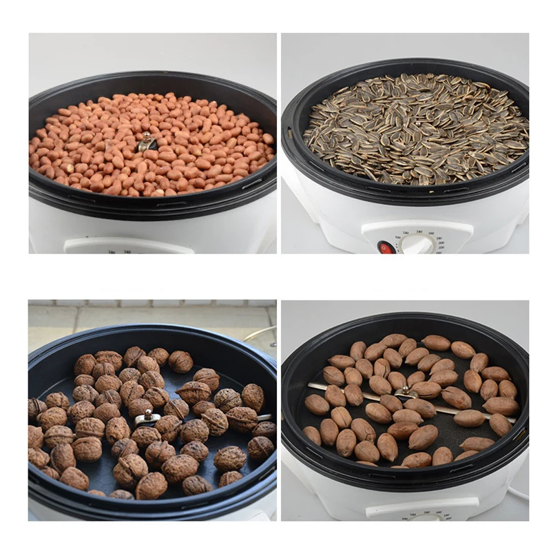 Elektrischer Kaffeeröster 800g Erdnuss röst maschine Kaffee Back maschine Kit Chen Geräte 220V 110V