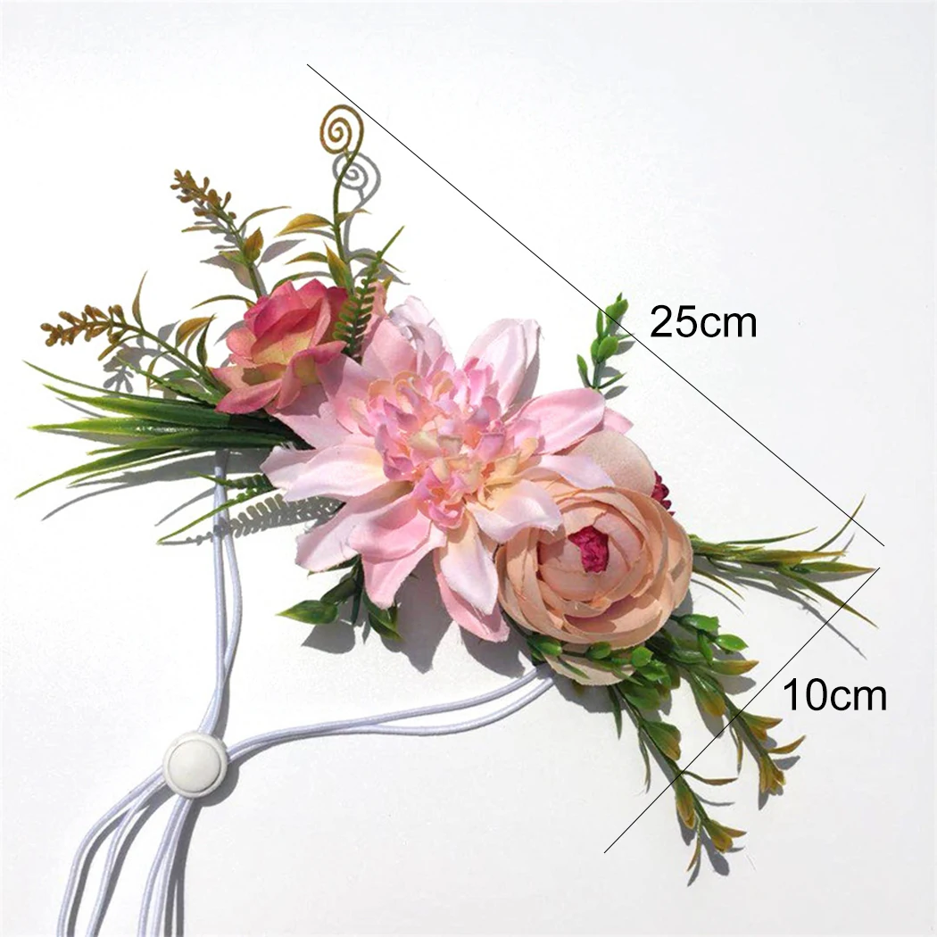 Pet Headband Creative Artificial Decorative Lovely Flower Headband Pet Headwear Cat Dog Clothing Accessories Pet Supplies