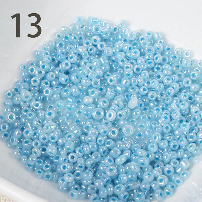 Wholesale 15 colors 2mm 3mm 4mm cream Glass Czech Seed Spacer beads For jewelry handmade DIY BL003-2XX