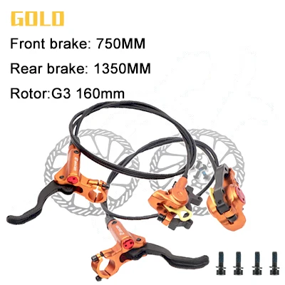ZOOM HB875 MTB Hydraulische Remmen Fiets Hydraulische Remklauw Set 800/1400mm Schijfremmen Voor Mountainbike Met Rotor 160mm Fietsen