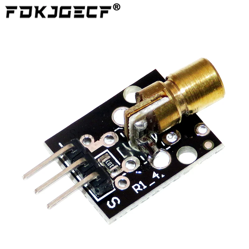 KY-008 3pin 650nm Red Laser Transmitter Dot Diode Copper Head Module for arduino DIY Kit