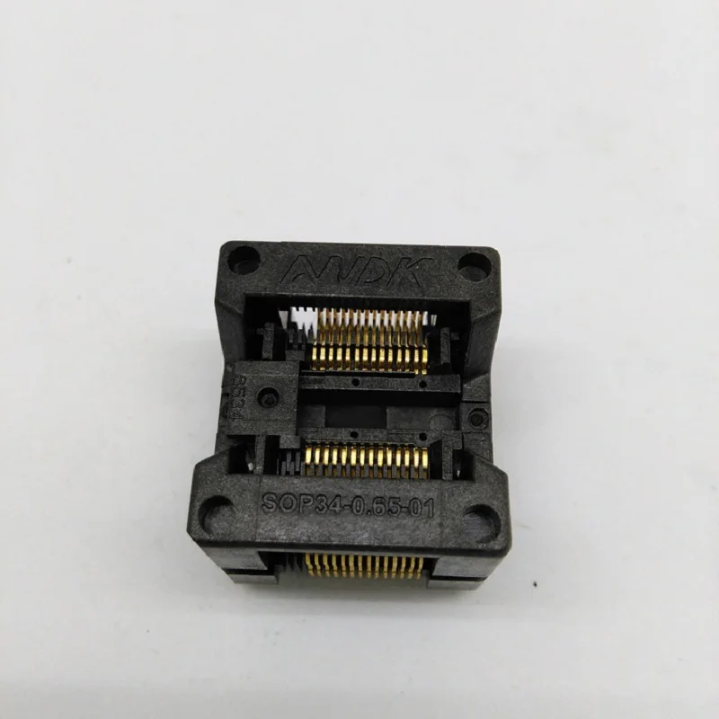 10 pcs / lot SSOP28 TSSOP28 Burn in Socket OTS-34-0.65-01 SOP28 Chip IC Test Socket Programming Socket Bounce Socket Adapter