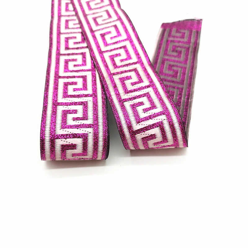 3 yards Ethnic Embroidery Lace Trim Ribbon Vintage Boho Lace Trim Clothes Bag Accessories Embroidered DIY Fabric image 5