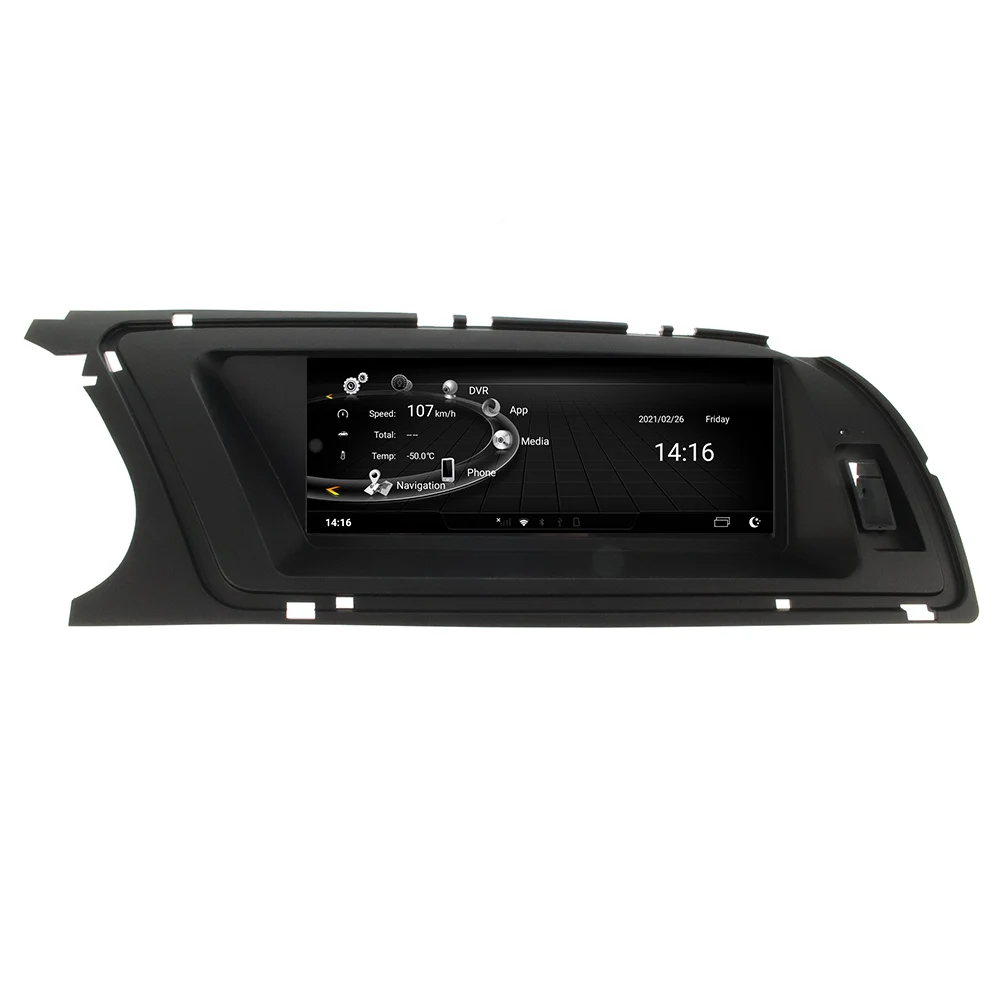 لأودي A4 B8 2009-2016 راديو السيارة الاندورويد 2Din استقبال ستيريو Autoradio مشغل وسائط متعددة نظام تحديد المواقع نافي رئيس وحدة الشاشة