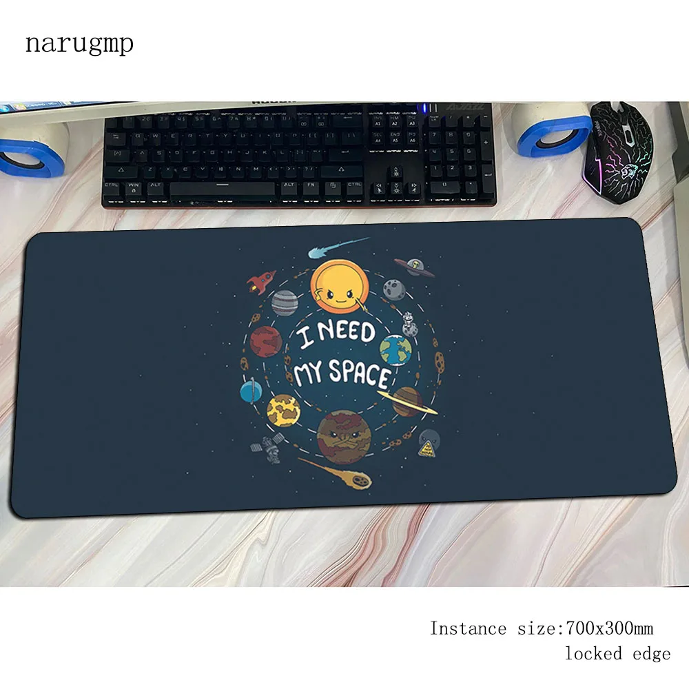 solar system mouse pad 700x300x4mm gaming mousepad anime Colourful office notbook desk mat Gorgeous padmouse games pc gamer mats