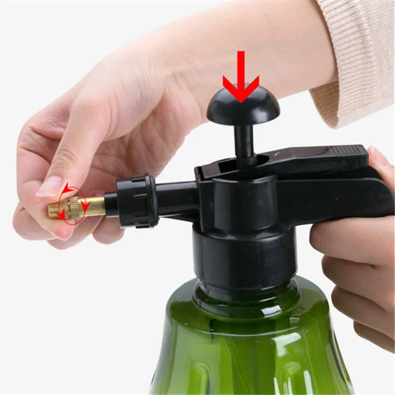 1.5L/3L Hand Pressure Trigger Sprayer Bottle Adjustable Copper Nozzle Head Manual Air Compression Garden Pump Spray Bottle