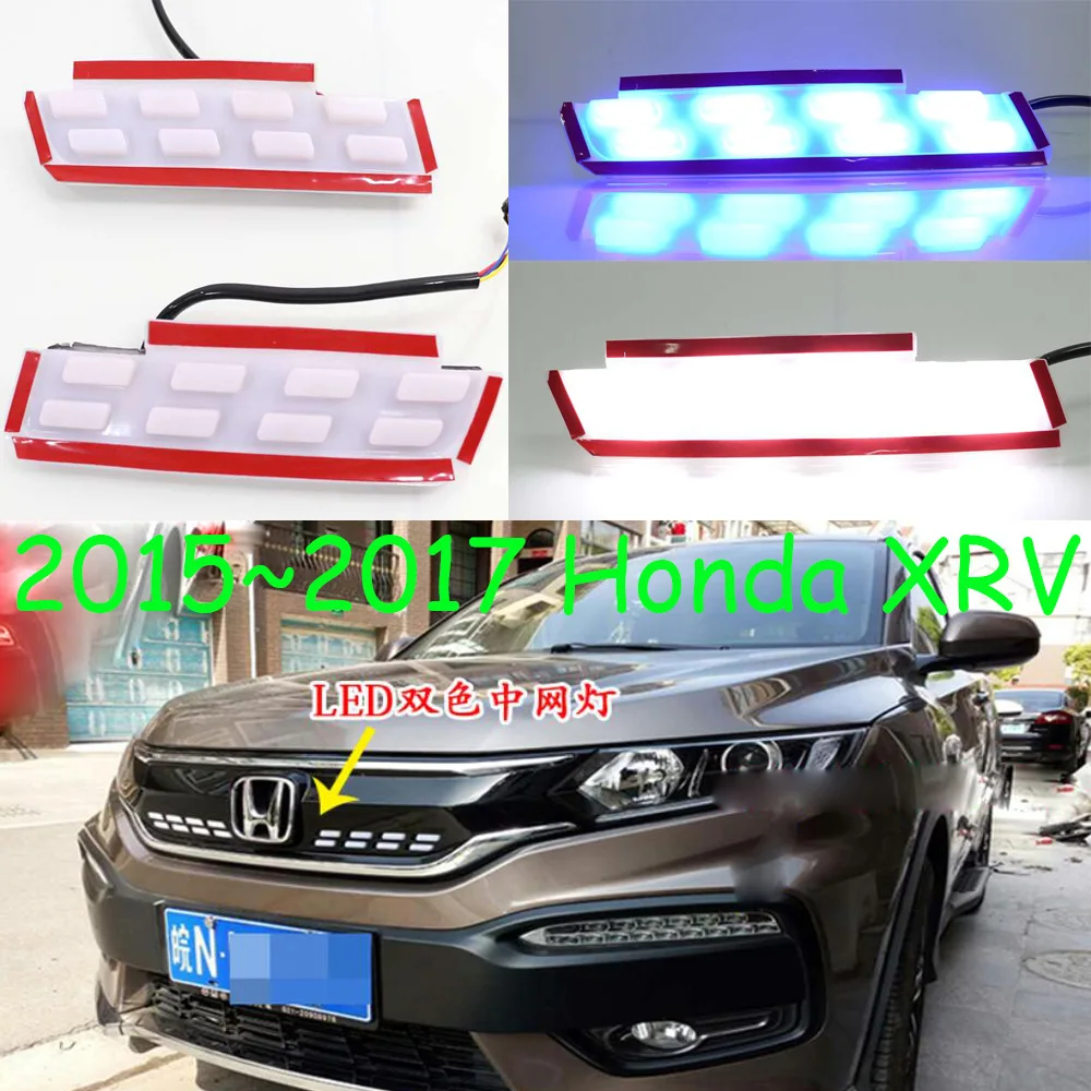 

1set Bumper headlight for Honda XRV HRV daytime light HR-V HR V 2015~2017y car accessories LED DRL headlamp for hrv fog light