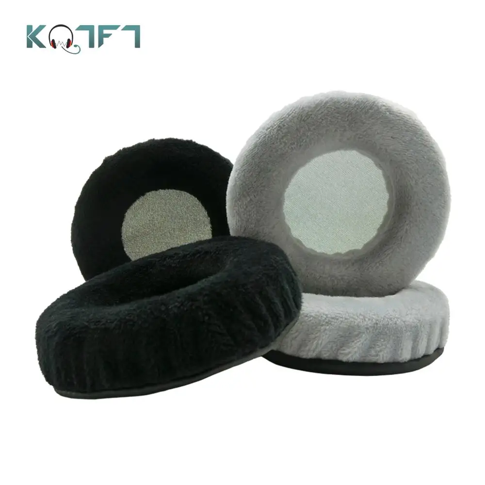 

KQTFT 1 Pair of Velvet Replacement Ear Pads for Kuba Audio Disco Classic Headset EarPads Earmuff Cover Cushion Cups