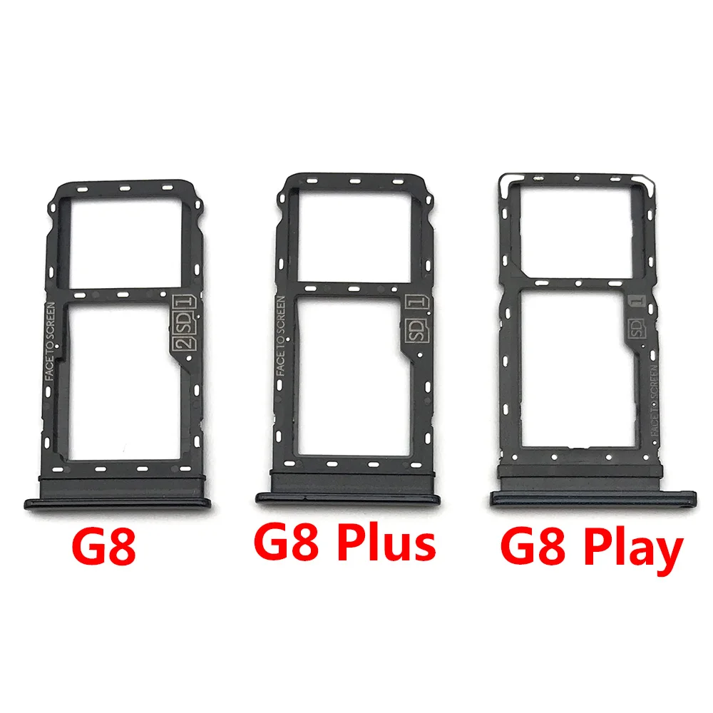 New Micro SIM Card Tray Holder Slot Adapter Repair Parts + Pin For Moto G8 Plus Play Power Lite / G Fast Power / G100 / G60S