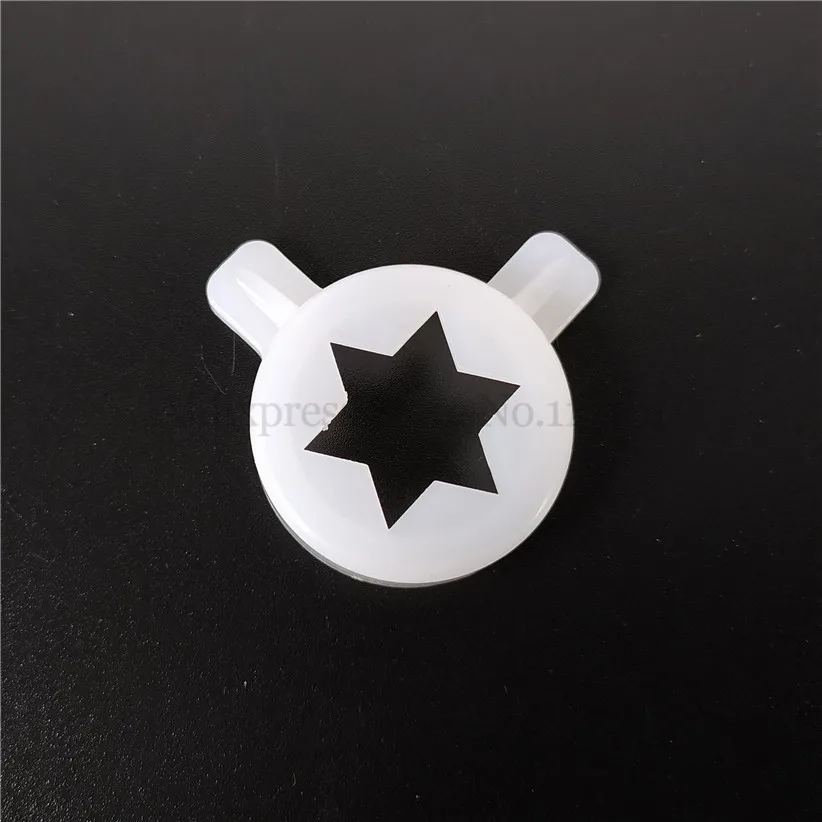 Hexagram Star Modeling Cap Spare Part For Ice Cream Machine Accessory of Soft Ice Cream Machines 29mm Inner Diameter