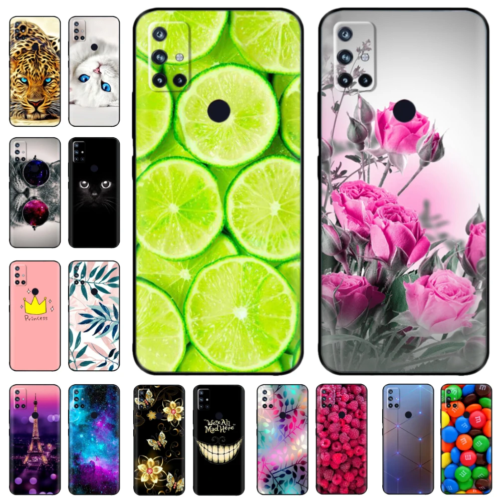 Silicone Cover for Oneplus Nord N10 Case Protective Floral Back Fundas For Oneplus Nord 2 N100 N200 5G Case Coque Nord2 5G Para