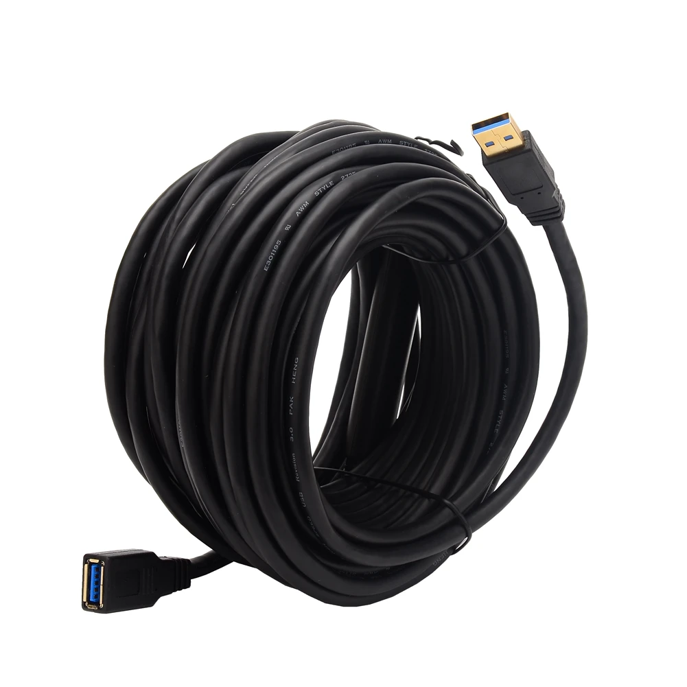 Cable de extensión USB 3,0, amplificador de señal, 10m, 5Gbps