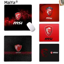 MaiYa Vintage Cool MSI LOGO Customized MousePads Computer Laptop Anime Mouse Mat Top Selling Wholesale Gaming Pad mouse