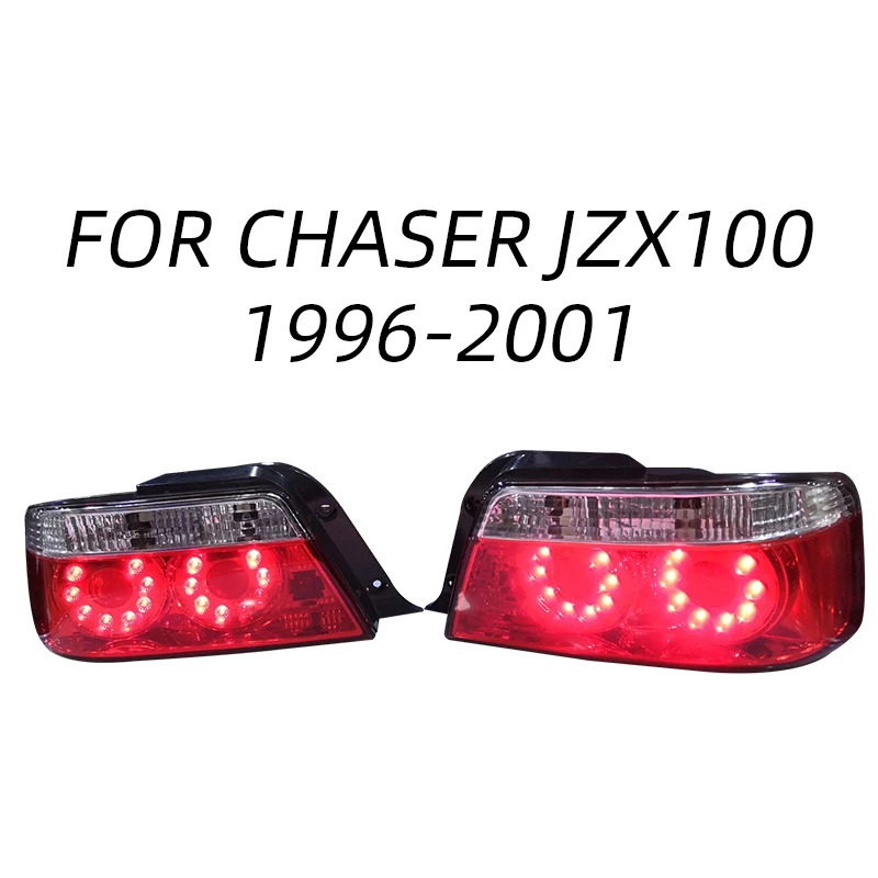 Taillight  For Toyota Chaser Jzx100 GX100 LX100  Tail Lamp LED And Crystal Set of 2 1996 1997 1998 1999 2000 2001