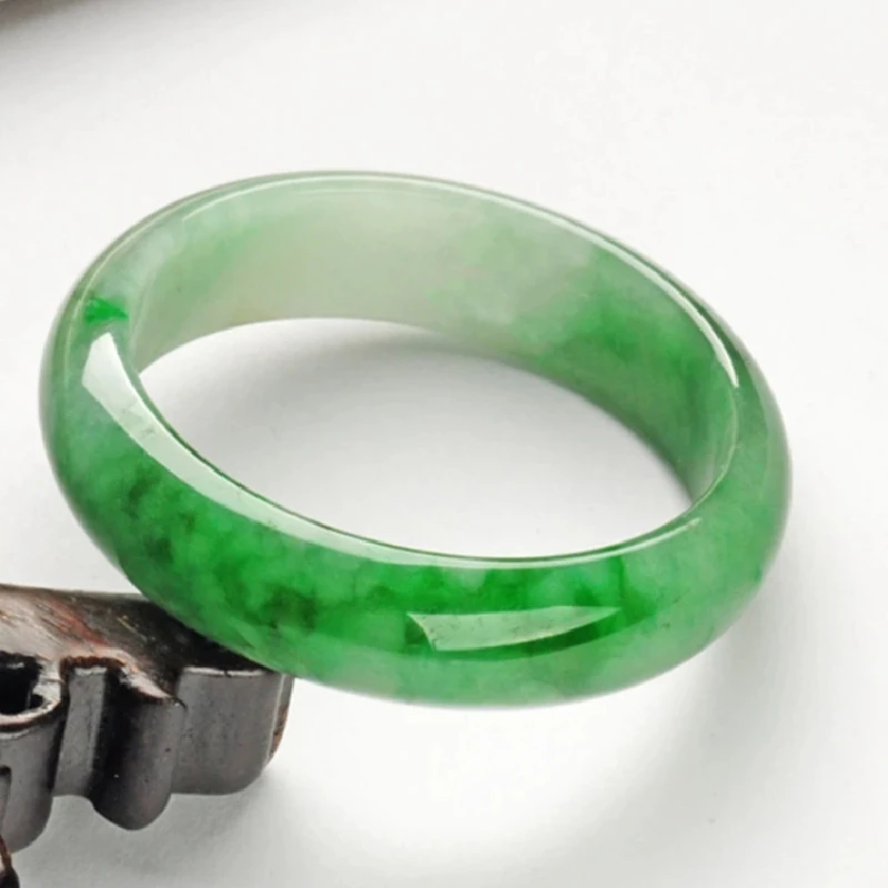 Hot Real Rare Colour Original Ecological Pattern Hand Carved Jade Bangle Jewelry