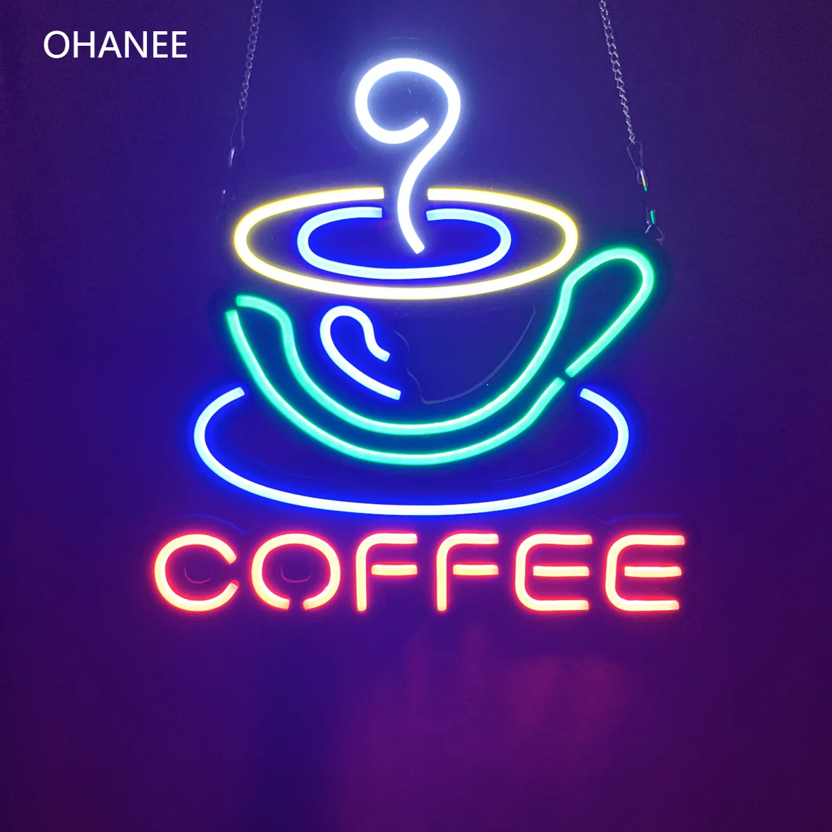 Custom LED Coffee Cup Neon Sign Light  Flex Neon HandMade Beer Bar Shop Logo Pub Store Club Nightclub