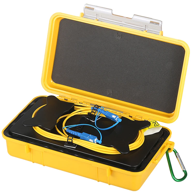 

OTDR Launch Cable OTDR Optical Fiber Tester SC/UPC Test Extension Cable Optical Fiber Jump Box Single Mode 500m 1km 2km