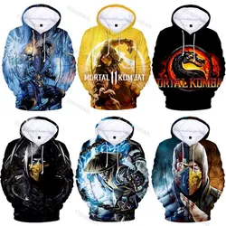 3D Game Mortal Kombat 11 New Hoodies Sweatshirt Anime Cosplay Costume Men Women Jacket Hooded Top