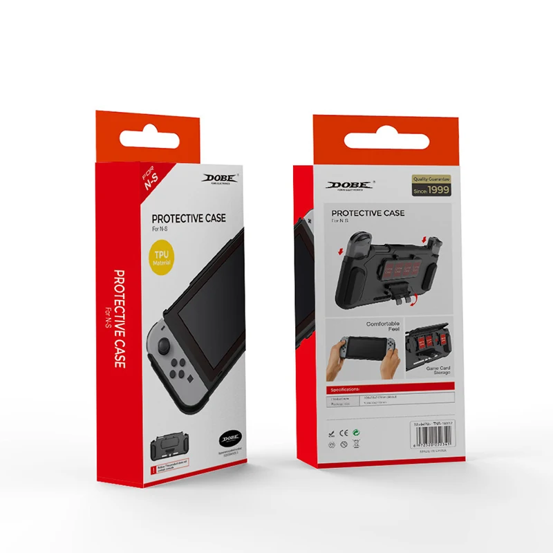 Etui ochronne z TPU na przełącznik do Nintendo twardy ochraniacz Shell z gra karciana do przechowywania Nintendo Switch N akcesoria do gier