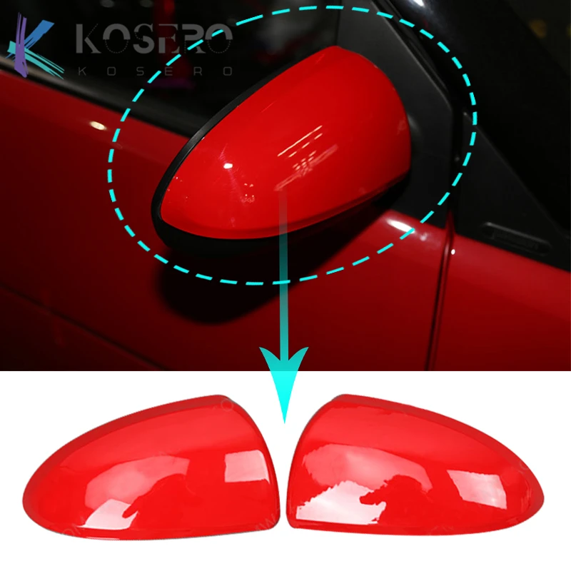 

For 2008-2014 Smart Fortwo 451 Car Rearview Mirror Decorative Case Car Model Car Mirror Accessories A pair of mirror housings