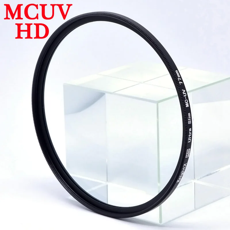 KnightX-lente con filtro ultravioleta HD MC UV para canon, eos, sony, nikon 700d, d80, d600, foto d5300, 2000d, 49mm, 52mm, 55mm, 58mm, 62mm, 67mm,