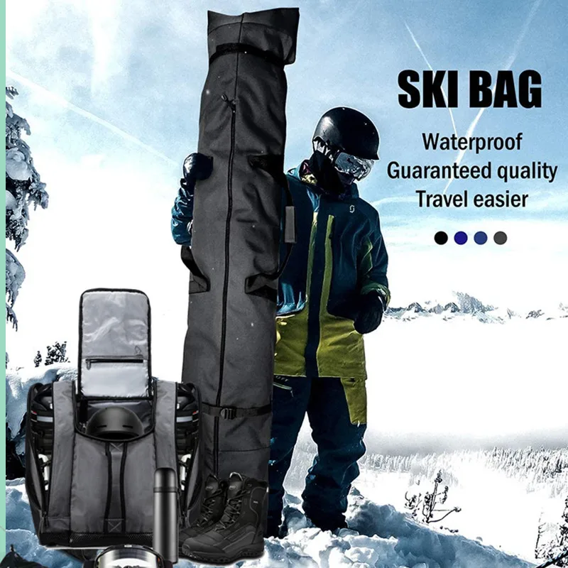 SoarOwl Snowboard Bag Large Capacity Ski Backpack Waterproof Ski Boots Outdoor Winter Ski Equipment Storage Bag Unisex backpack