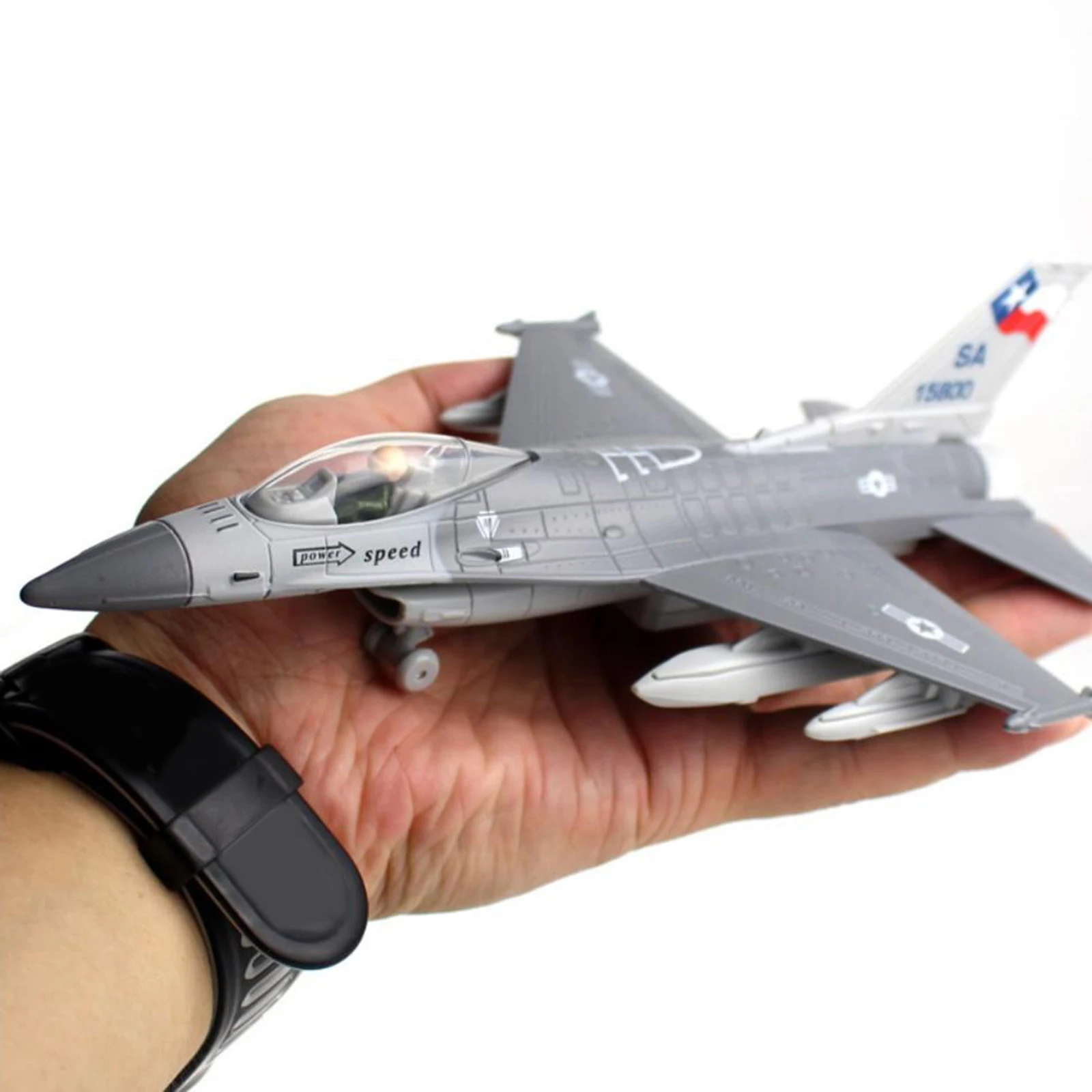 1:64/1:100 Scale F-16/J15 Airplane Plane Model Diecast Alloy Airplane Aircraft Model for Kids Adults--About 22x15x6cm