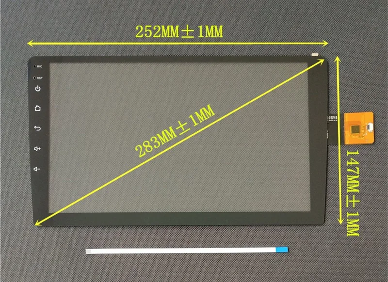 Tela lcd de 10.1 polegadas compatível com semente e tela sensível ao toque 049t26 r14425