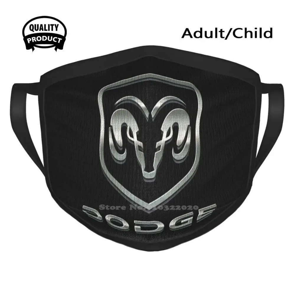 The Fashion Men Women Outdoor Sport Breathable Mask Mouth Masks 4 X 4 Ram Vintage Truck Classic Car Retro Mopar Racing