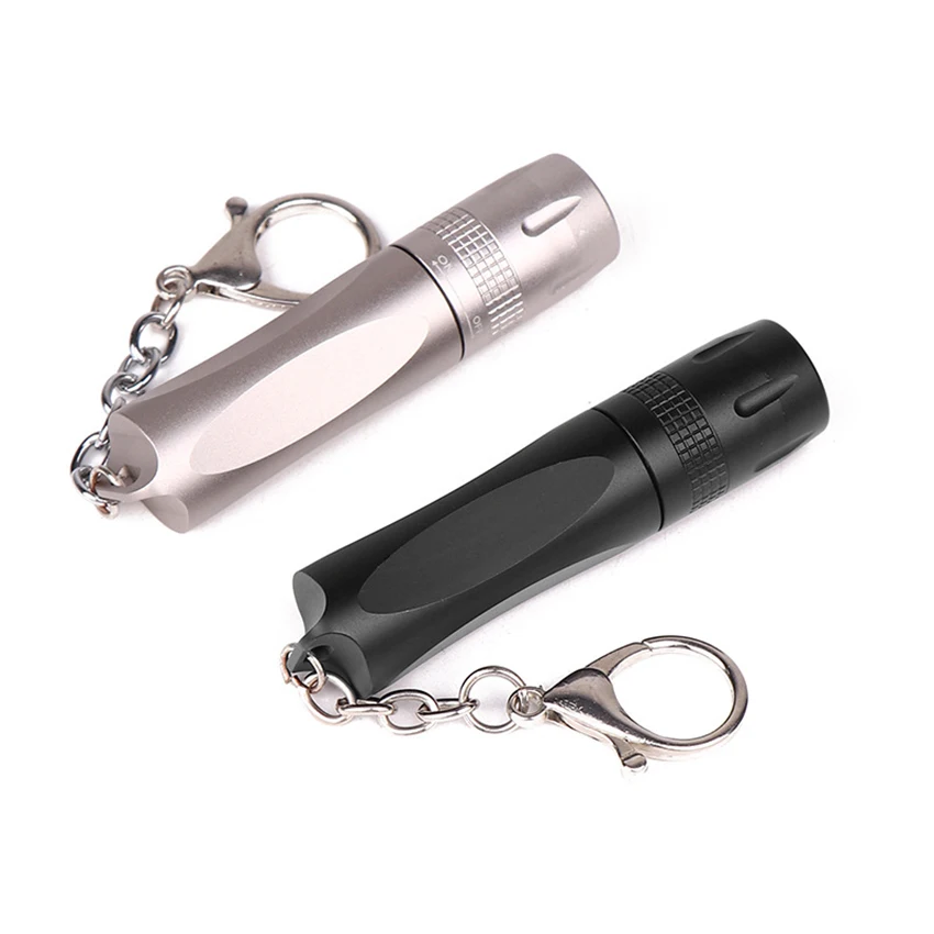 Small Keychain Flashlight, Pocket EDC Flashlight Waterproof Key Ring Light Torch for EDC Emergency Dog Walking Outdoor