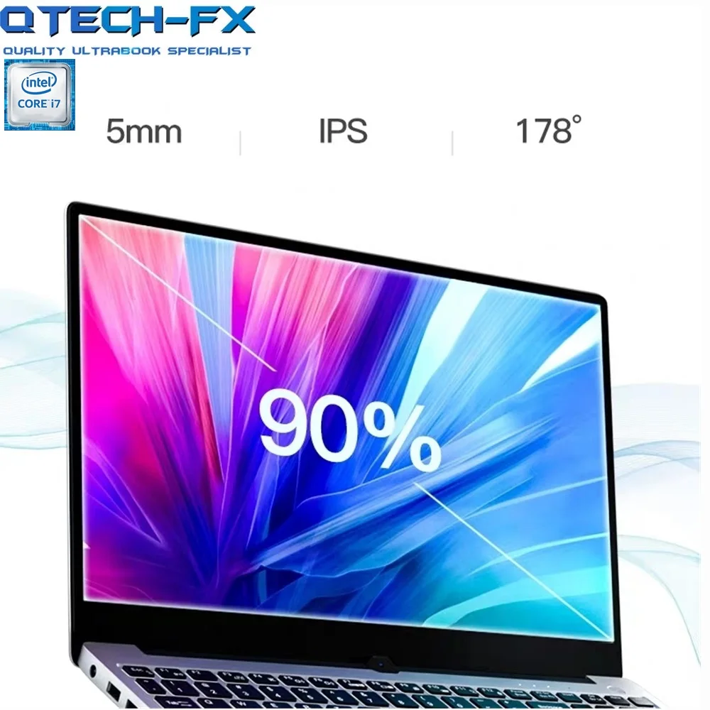 I7 Kim Loại SSD 512GB HDD 2TB RAM 16GB CPU Intel Windows 10 Cho Photoshop Văn Phòng AZERTY Ý tây Ban Nha Nga Bàn Phím 1