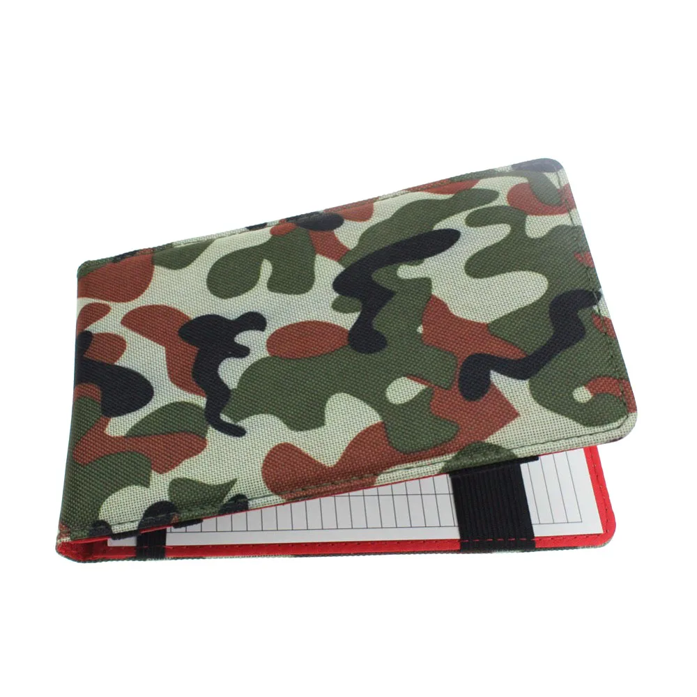 CRESTGOLF New Golf Scorecard Holder Golf Score Wallet Camouflage Golf Score Pocketbook Scoring Golf Gifts Accessories