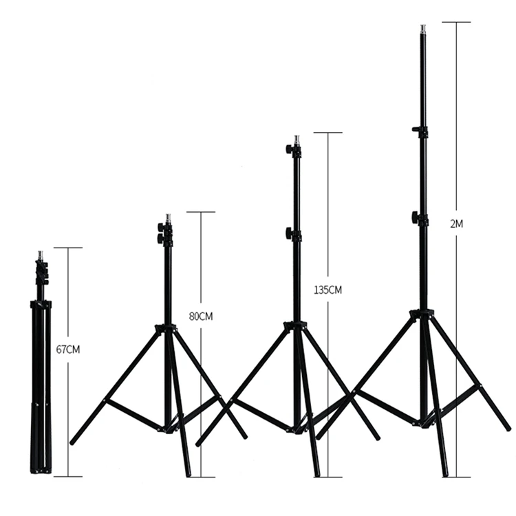 Photo Studio Kit Tripod Light Stand Cross Arm With Weight Bag Photo Studio Accessories Extension Rod 53 -133CM Backdrop Stand