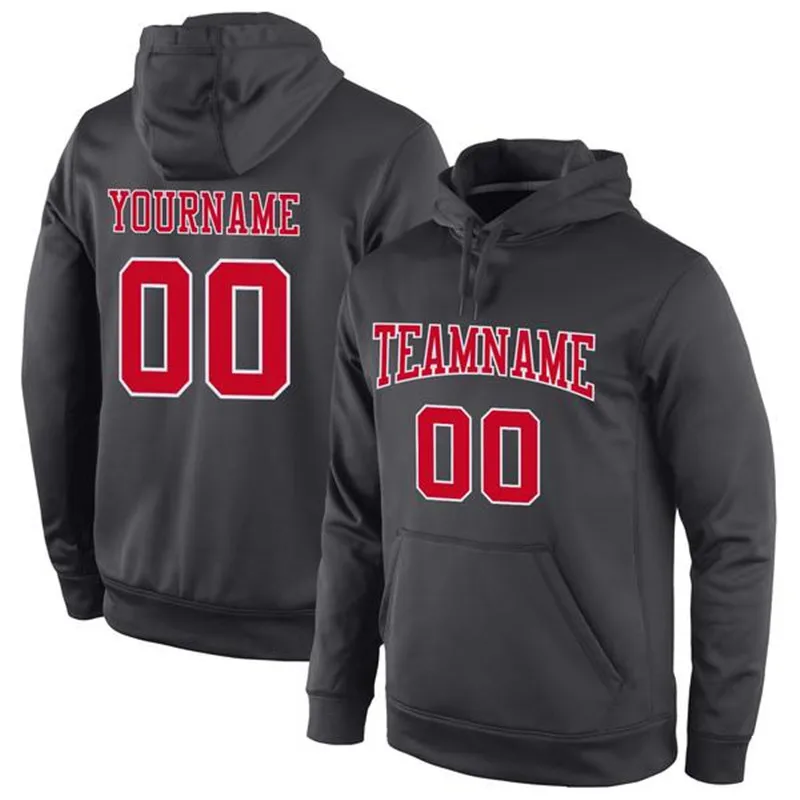 

Custom Personalized Print Team Name/Number Sports Pullover Sweatshirt Hoodie for Men/Kids