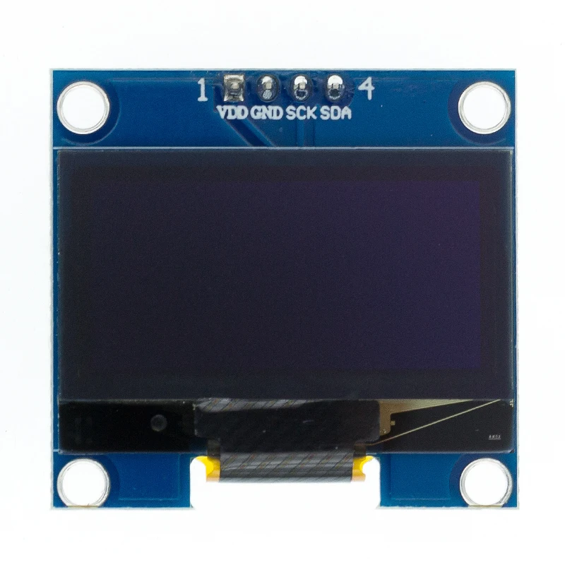 Módulo OLED de cor branca e azul para Arduino, 1.3 