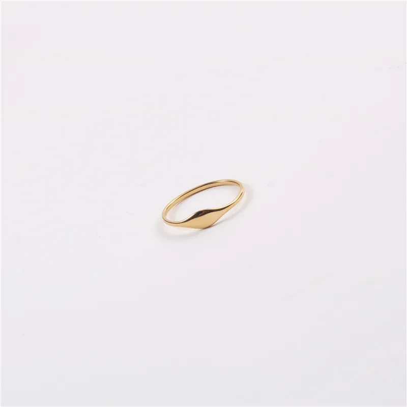 SOMMAR Hot sale! Gold color /stainless_steel color size 5 6 7 8  Lady Engagement rings CAMBERED surface ring men wedding
