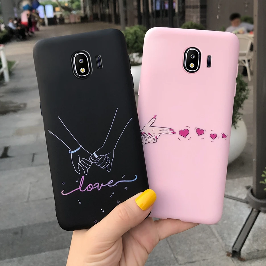 Pełne etui do Samsung Galaxy J2 2018 J250 SM-J250F Case miękkiego silikonu obudowa na telefon do Samsung J2 Pro 2018 J250F słodkie Coque