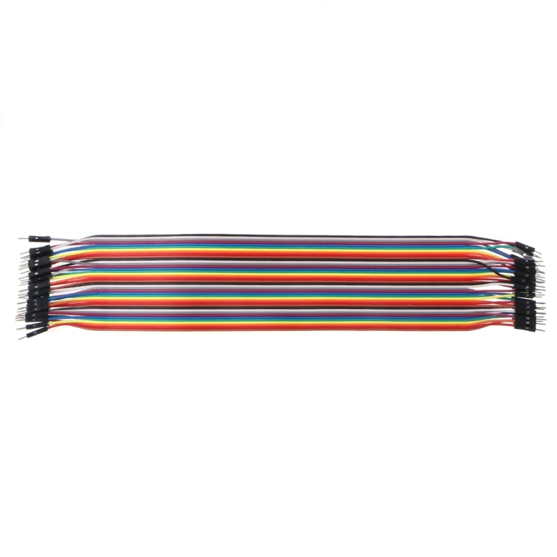 40Pcs Cables M-F/M-M/F-F Jumper Breadboard Wire Colorful GPIO Ribbon for DIY Kit