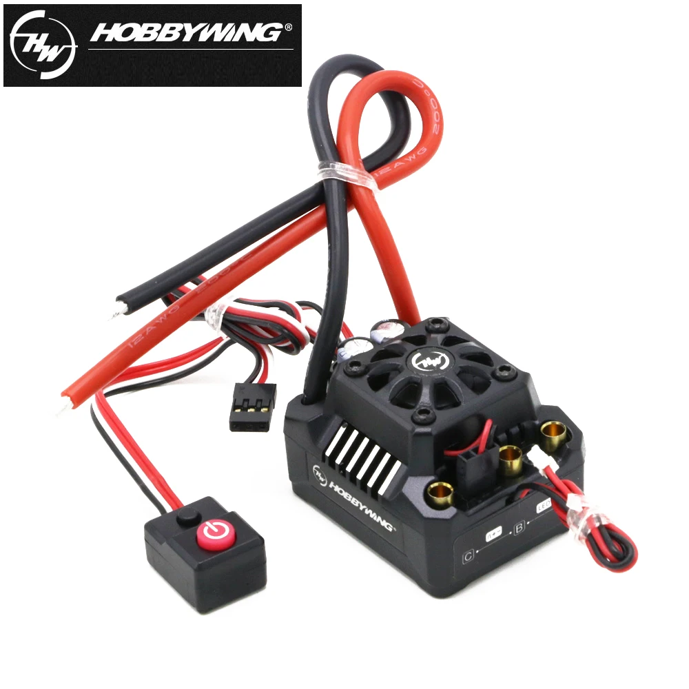 Hobbywing EZRUN Max10 SCT 120A 2-4S Waterproof Brushless ESC Speed Control 6V/7.4V BEC Output For 1:10 RC Car Monster Truck Toy