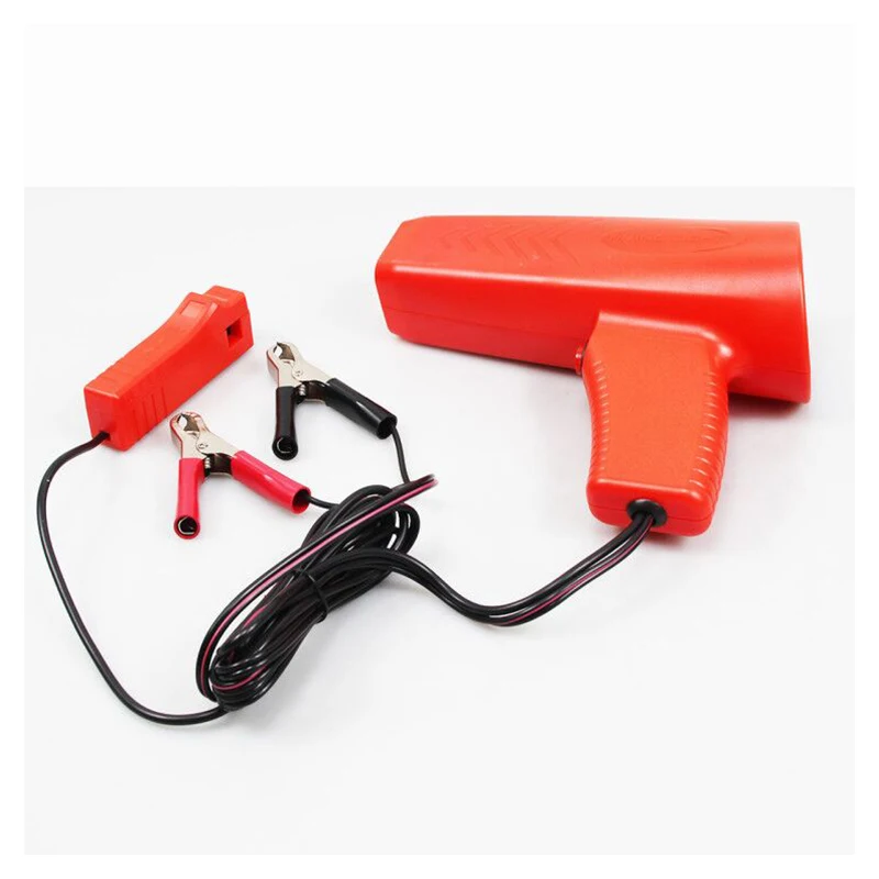 12V Professional Car Motorcycle Engine Timing Light Ignition High Beam Timing Strobe Light Inductive Timing Lamp Detector