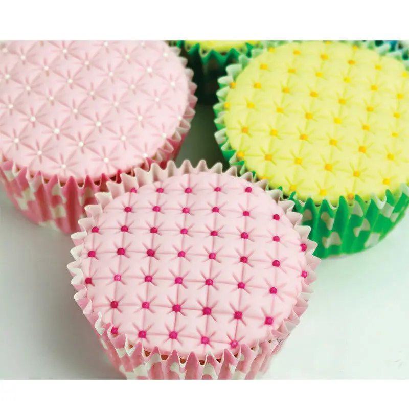 Clusters Of Stars Knitting Silicone Fondant Embosser Mould Sugarcraft Cake Border Decorating Mold K685