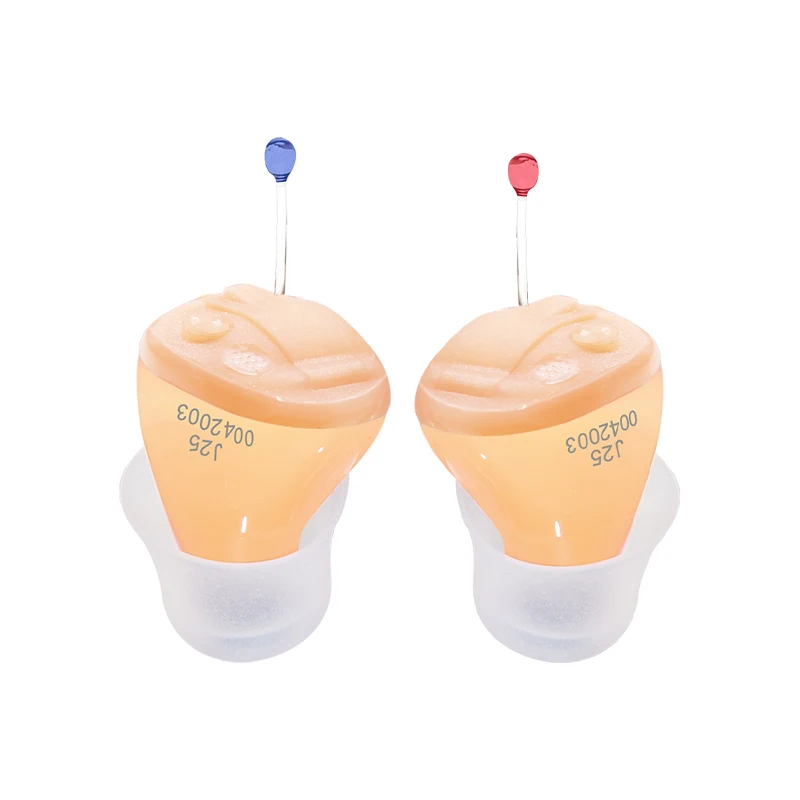 Best Hearing Aids J25 Audifonos Mini ITE Invisible Sound Amplifiers Wireless Ear Care Portable Volume Adjustable Drop Shipping image 3