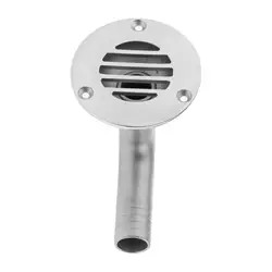 Floor Drain Scupper 90 Degree Stainless Steel Boat Ship Plumbing Fitting 3/4in, Easy to Install and Remove