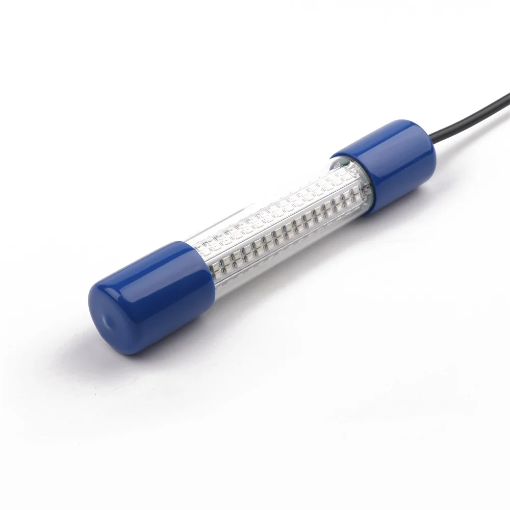 DC 12V 15W 180 LED 5M Wire Green White Blue Yellow IP68 LED Fish Attracting Lure Submersible Underwater Fishing Light