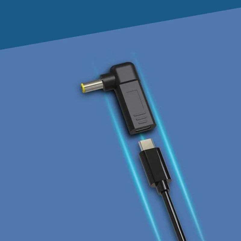 12 فولت USB نوع C PD محول الطاقة موصل ل LED قطاع راوتر شاشات LCD كاميرا تلفزيونات الدوائر المغلقة نوع C أنثى إلى 5.5*2.5 مللي متر ذكر التوصيل